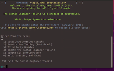 Cara Install setoolkit Debian Based – Social Engineer Toolkit