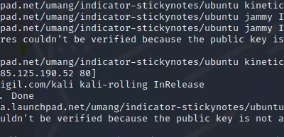 The following signatures couldn’t be verified because the public key is not available [solved]