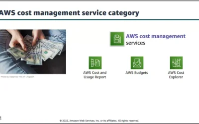 AWS cost management service category : AWS Infrastructure