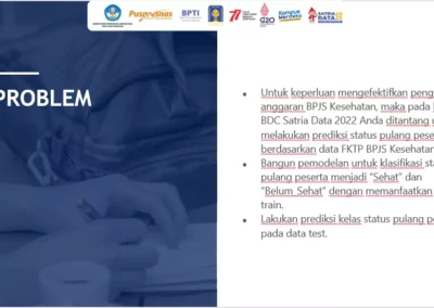 Machine Learning Prediksi Data BPJS Kesehatan Untuk Klasifikasi Status Pulang Peserta Menjadi Sehat atau Belum Sehat