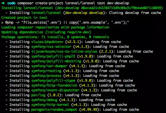 composer-laravel cara-install-laravel