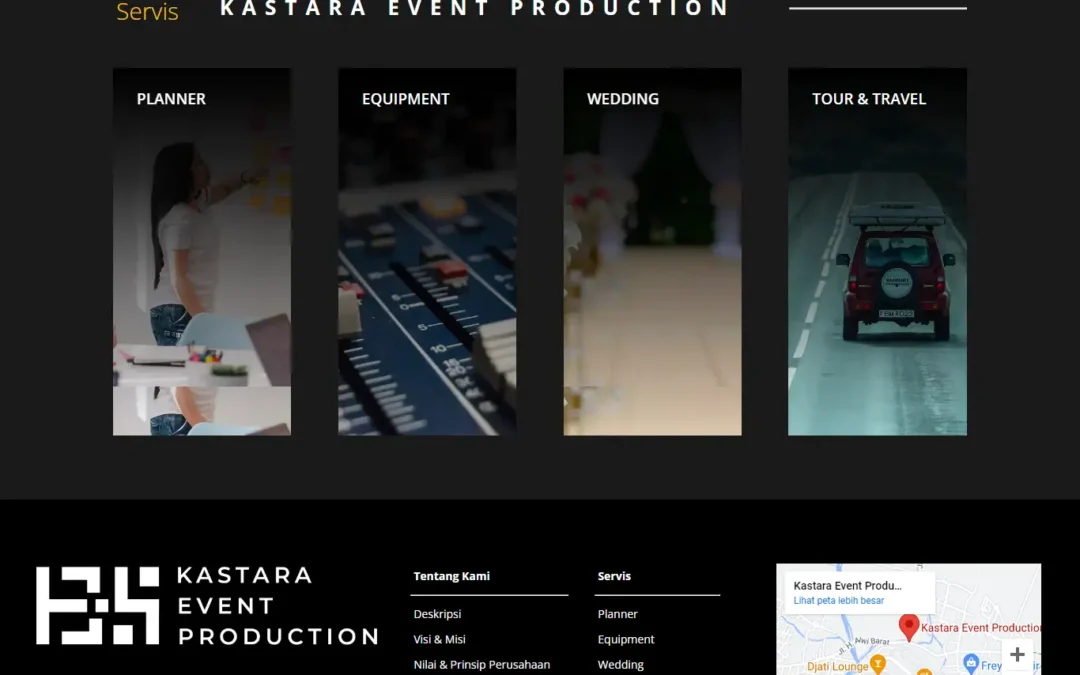 Website Company Profile PT. Kastara Event Production
