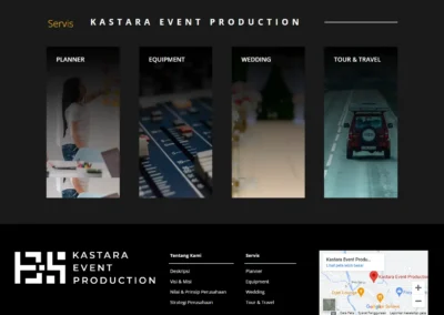 Website Company Profile PT. Kastara Event Production