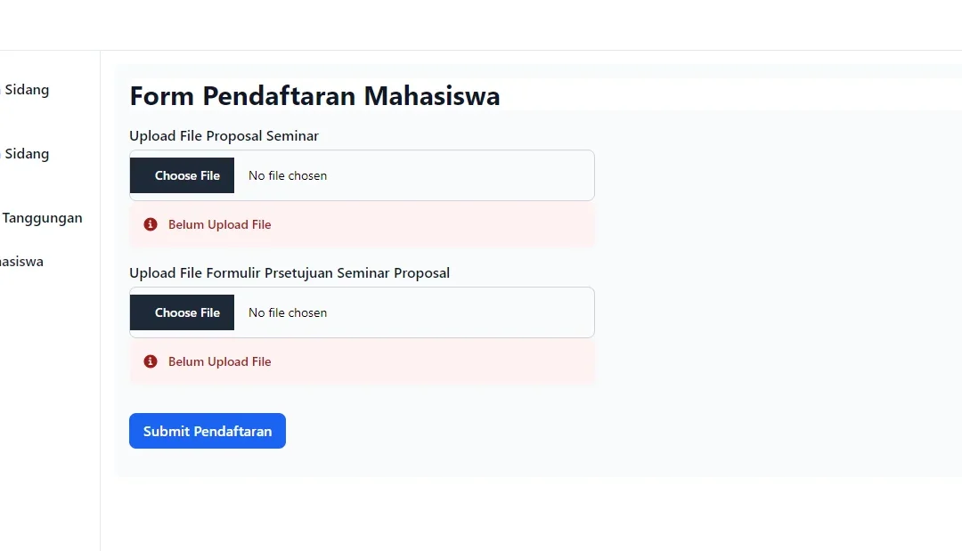 Sistem Informasi Manajemen Sidang Skripsi dan TA berbasis Website dan Android