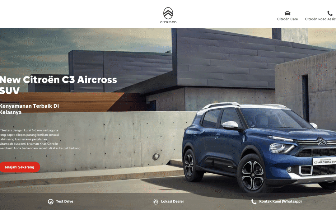 Citroen Indonesia Company Profile Website Development