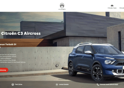 Citroen Indonesia Company Profile Website Development